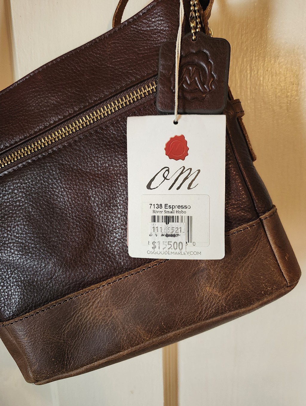 Brown Osgood Marley Leather Crossbody Bag — image 6 of 6